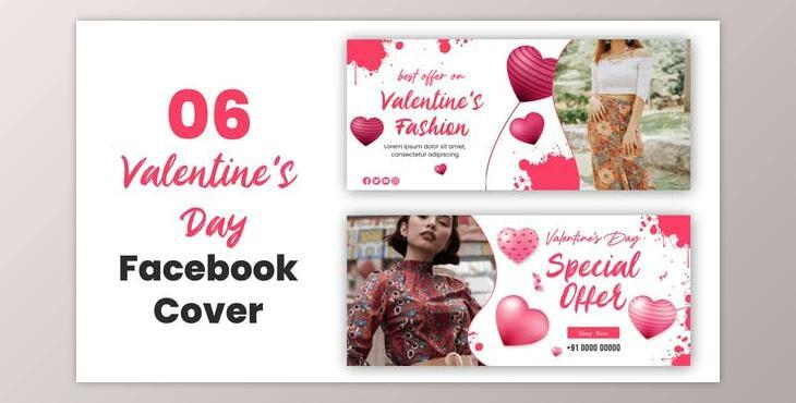 Valentine Day Facebook Cover (Videohive 35490695) - AE Project