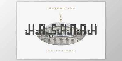 Hasanah – Arabic Style Typeface Font