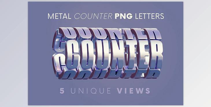 Metal Counter – 3D Lettering