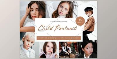 15x Lightroom Presets Child Portrait CreativeMarket-6071334