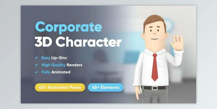 3D Character Animation (Videohive 37803692) - AE Project