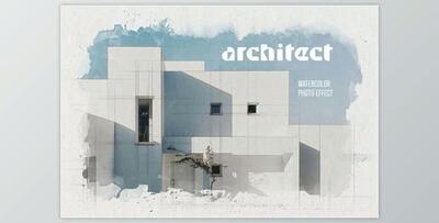 Architect Watercolor Photo Effect By Design Squad