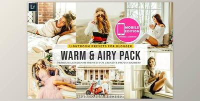 Warm & Airy Lightroom Presets (Mob, Desk)