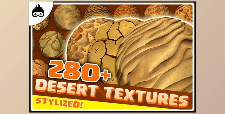 Unity asset - 280+ Stylized Desert & Beach Textures – Sand,Sand, Water & More v1.1.0