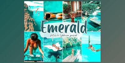Emerald Lightroom Presets CreativeMarket-5868211 (XMP, DNG)