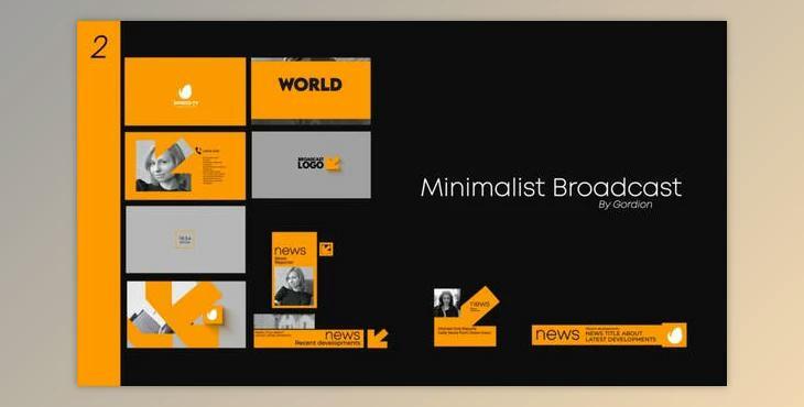 Minimalist Broadcast (Videohive 34519592) - AE Project
