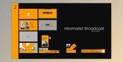 Minimalist Broadcast (Videohive 34519592) - AE Project