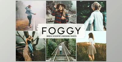 Foggy Pro Lightroom Presets CreativeMarket - 6812599