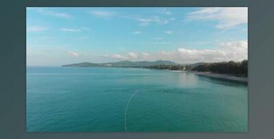Swimmers at Bang Tao Beach in Phuket, Thailand (Videohive 47101774)