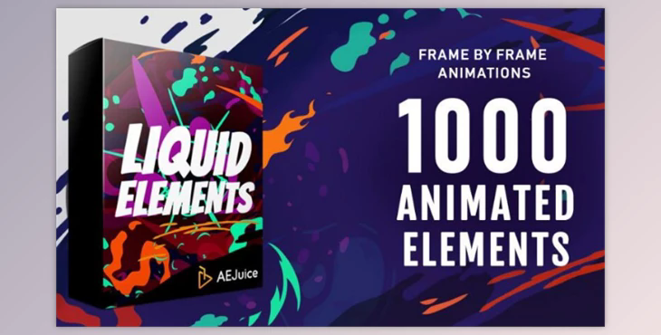 AEJuice Liquid Elements for After Effects and Premiere Pro