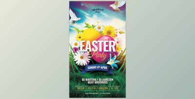 Easter Party Flyer – GraphicRiver 30335332 (PSD)