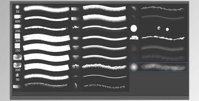 Marc Brunet’s Advanced Painter’s PS Brushes