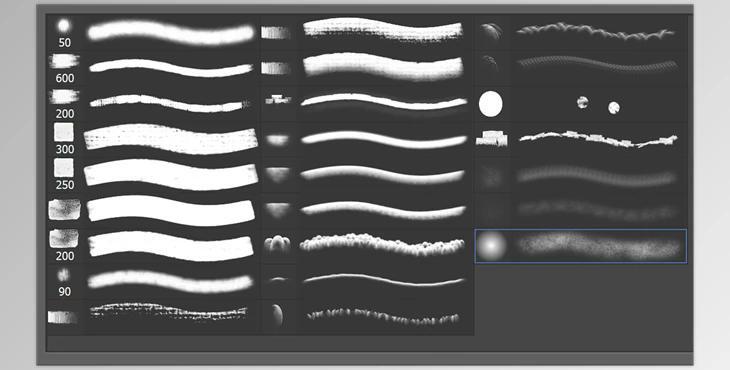 Marc Brunet’s Advanced Painter’s PS Brushes