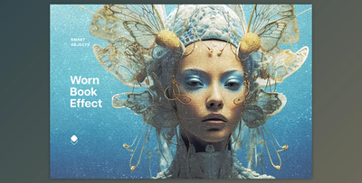 Vintage Worn Book Photo Effect - 92058512