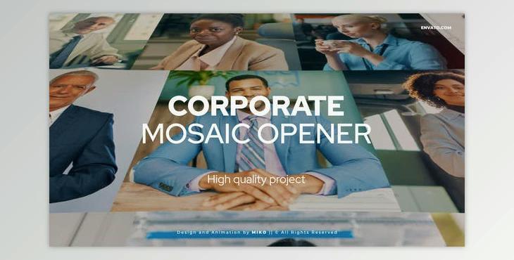 Corporate Mosaic Opener (Videohive 48066603) - AE Project
