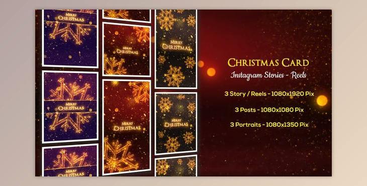 Christmas Card – Instagram Stories (Videohive 49515405) - AE Project