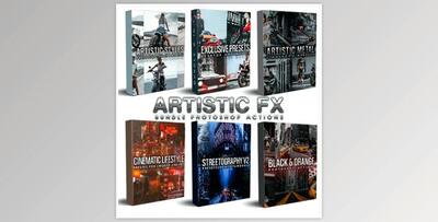 Artistic Bundle (6 in 1) Photoshop Actions 29425595