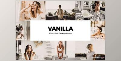 20 Vanilla Lightroom Presets & LUTs CreativeMarket-5847511 (XMP, DNG, PNG)