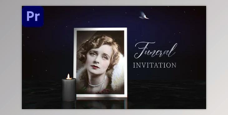 Funeral Invitation Premiere Pro (Videohive 36209318) - PR Project