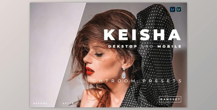 Keisha Desktop and Mobile Lightroom Preset by Bangset