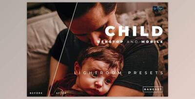 Child Desktop and Mobile Lightroom Preset by Bangset