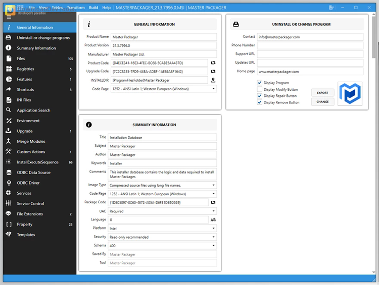 Master Packager Pro v25.2.9187 (25 Feb 2025) + Portable Edition + CRACK