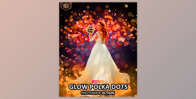 Glow Polka dots Photoshop Action By Ernika