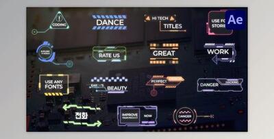 Hi Tech Titles for After Effects (Videohive 51535014) - AE Project