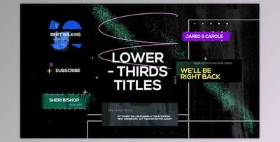 Motionarray - Grunge distortion titles 405389 Premiere Pro