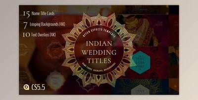Indian Wedding Titles (Videohive 33066361) - AE Project
