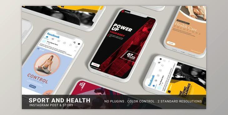 Sport & Health Instagram Promo (Videohive 32384777) - AE Project