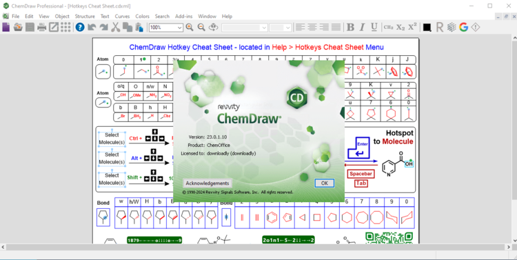 ChemDraw Professional Suite 23.1.1.3 Win/macOS