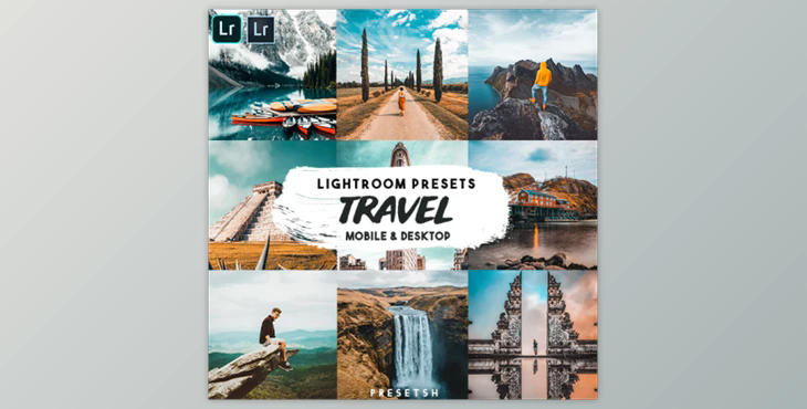 Travel insta Lightroom Presets Mobile & Desktop By Presetsh (LRTemplate, DNG)