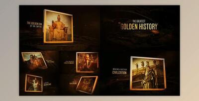 The Golden History (Videohive 23719049) - AE Project