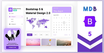 MDBootstrap 5 UI Kit Pro Essential v2.0.0