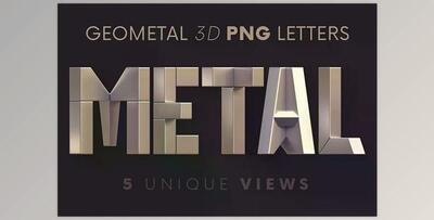 Geometal – 3D Lettering