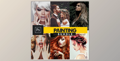 Painting Photoshop Actions Bundle By SupremeTones