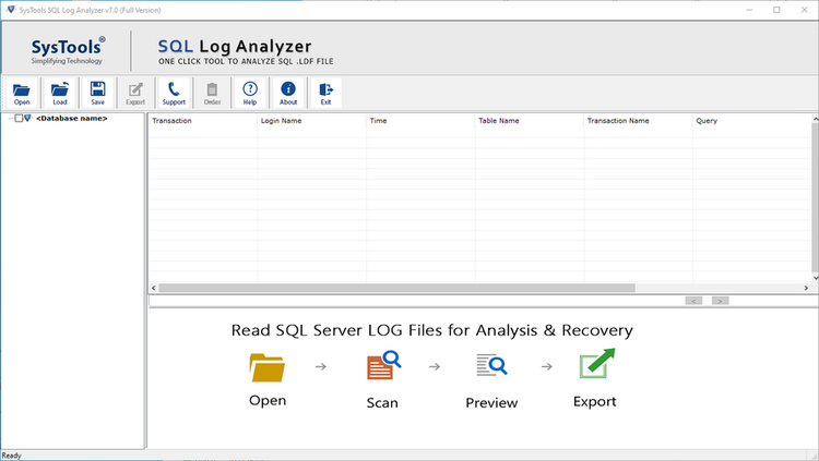 SysTools SQL Log Analyzer 9.1