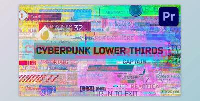 Cyberpunk Lower Thirds PP (Videohive 38339664) - PR Project