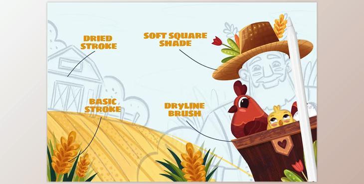 The FARMER’S PROCREATE BRUSHES