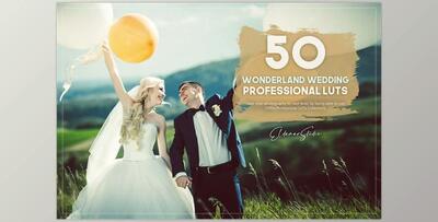 50 Wonderland Wedding LUTs Pack CreativeMarket-5754967 (XMP, LRTEMPLATE, JPG)