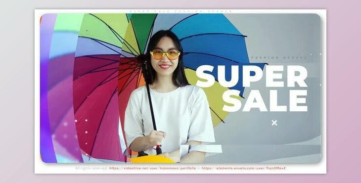 Super Sale Fashion Opener (Videohive 42277796) - AE Project