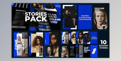 10 Elegant Fashion Stories Pack (Videohive 42672539) - AE Project