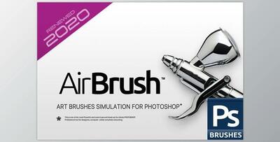 RM Airbrush PRO CreativeMarket-4850708 (TPL, PSD, ABR, JPG)