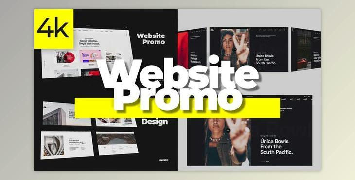 Stylish Website Promo 4K (Videohive 29304119) - AE Project