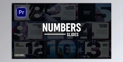 Numbers Slideshow for Premiere Pro (Videohive 33745589) - PR Project