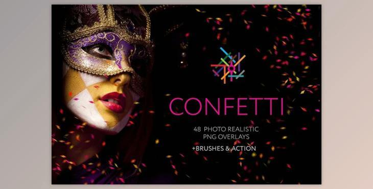 48+ Confetti Photo Overlays