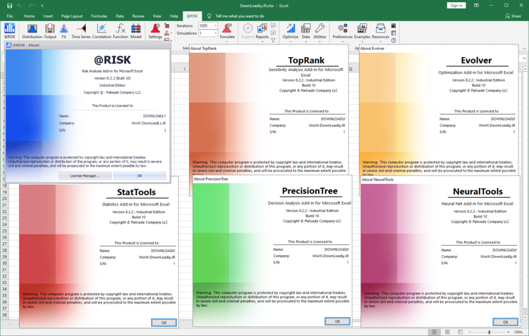 Palisade DecisionTools Suite Industrial 8.2.2