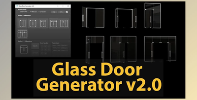 Gumroad – Glass Door Generator v2.0 for 3ds Max