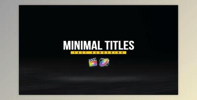 Minimal Titles Pack for FCPX (Videohive 33124856)